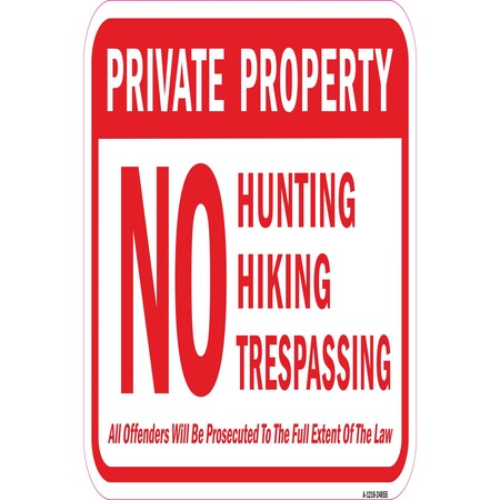 Signmission Safety Sign, 12 in Height, Aluminum, 24855 A-1218-24855